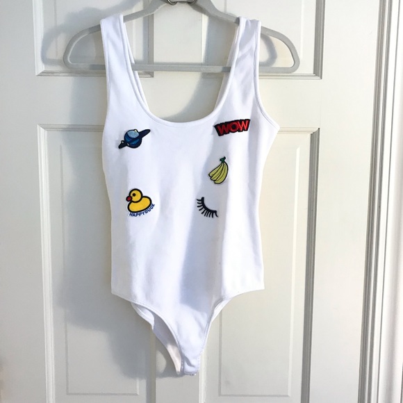 Zara Tops - Zara Patch Bodysuit